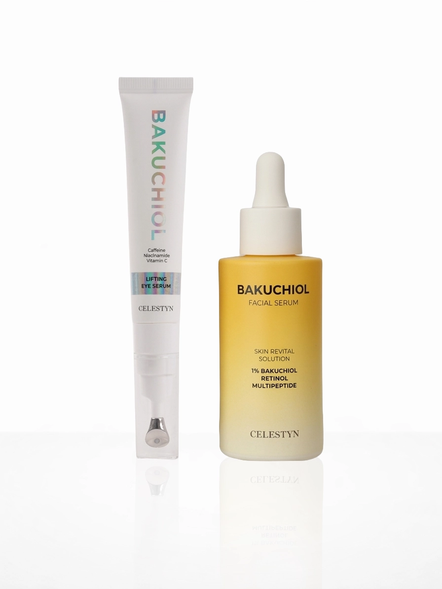 Celestyn Bakuchiol Serum 50 ml + Bakuchiol Lifting Eye Serum 20 ml